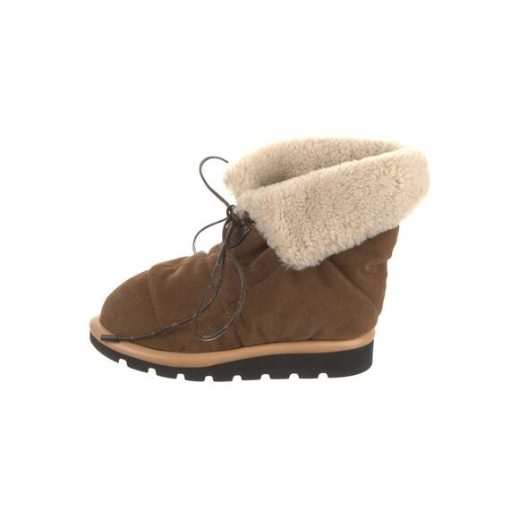 ❤️Louis Vuitton LV Monogram Sherpa Shearling Suede Lace-Up Boots❤️ - Picture 2 of 5